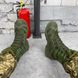 Мужские зимние Ботинки Salomon Quest 4D Forces High GTX с Мембраной / Кожаные Берцы на стойкой подошве олива размер 40 52169bls-40 фото 3