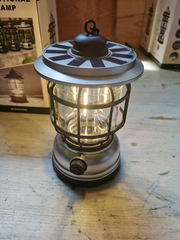 Акумуляторна лампа з димером 5-10 Вт 1200 мАч / Кемпінговий ліхтар 18,5х10х10 см М-28706bls фото