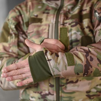 Зимова форма 7.62 Tactical Softshell куртка з подовженими манжетами + штани мультикам розмір M buy90436bls-M фото