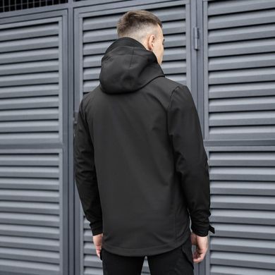 Куртка Pobedov Motive Softshell + Подарок шеврон Флаг Украины черная размер S pobOWku1366babls-S фото