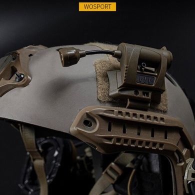 Компактный Фонарь на шлем Night Evolution Charge Mpls Desert / Налобный Фонарик с Креплениями в комплекте койот bkr05006bls фото