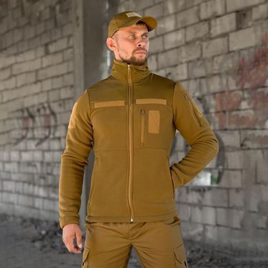 Комплект 4в1 KMS Tactical Флісова кофта і Футболка + Штани і Кепка койот розмір S buy97237bls-S фото
