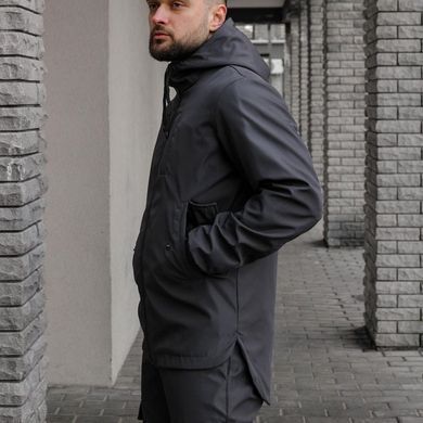 Куртка с капюшоном Intruder Easy Softshell серая размер S int1617529170bls-S фото