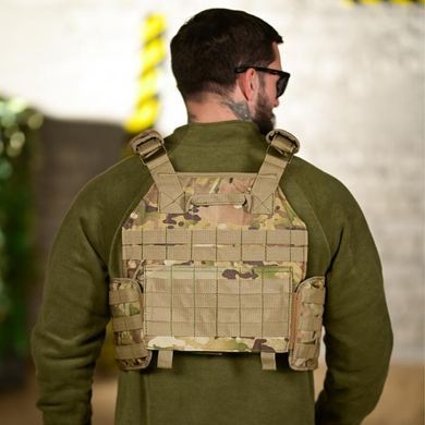 Плитоноска Plate Carrier Cordura з системою швидкого скиду мультикам buy94741bls фото