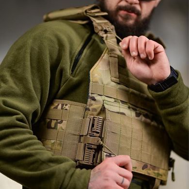 Плитоноска Plate Carrier Cordura з системою швидкого скиду мультикам buy94741bls фото