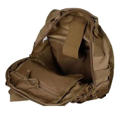 Однолямочный рюкзак 9 л Mil-Tec с креплением Molle койот размер 30х22х13 см bkr14059105bls фото