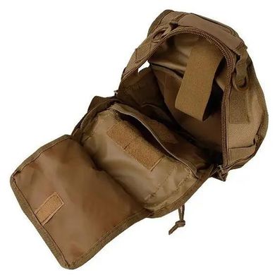 Рюкзак однолямковий 9 л Mil-Tec з кріпленням Molle койот розмір 30х22х13 см bkr14059105bls фото