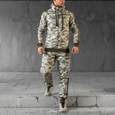 Спортивный костюм Army на флисе кофта + штаны с принтом пиксель размер S buy89187bls-S фото