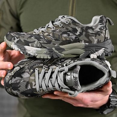 Тактические кроссовки Sneakers с сетчатыми вставками серый мультикам размер 41 buy92367bls-41 фото