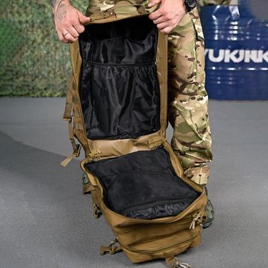 Тактический штурмовой рюкзак Eagle 30 л с системой крепления Molle койот 45х26х25 см buy93257bls фото