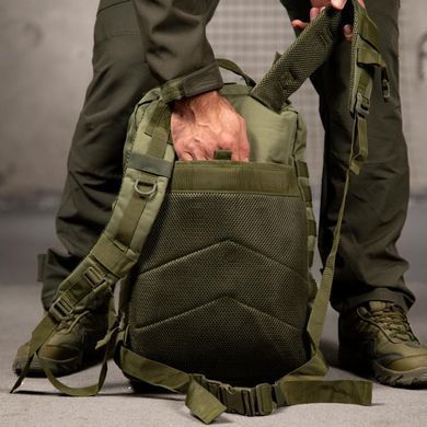 Тактичний штурмовий рюкзак MX 35 л з системою кріплення Molle олива buy97516bls фото