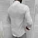 Мужская Вышитая рубашка Vareti на длинный рукав / Стильная Вышиванка в белом цвете размер S 50026bls-S фото 3