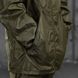 Мужской водонепроницаемый Костюм Куртка + Брюки / Дождевик плащевка олива размер универсальный 15160bls фото 5