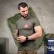 Потоотводная футболка Medic с принтом на груди и спине олива размер M buy93273bls-M фото 4