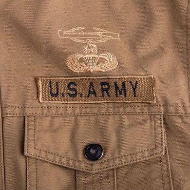 Летняя куртка U.S Army из хлопка койот размер L for01308bls-L фото