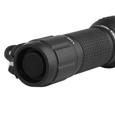 Ручной фонарик Mil-Tec Operation MT1 350 LED с 4 режимами работы черный for00198bls фото