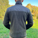 Чоловіча флісова куртка з кишенями та панелями велкро / Фліска у кольорі олива розмір S 548174bls-S фото 3