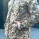 Мужская Демисезонная Куртка Soft Shell на Флисе с прорезиненными замками пиксель размер M for00672bls-M фото 6