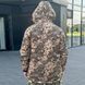 Мужская Демисезонная Куртка Soft Shell на Флисе с прорезиненными замками пиксель размер M for00672bls-M фото 2