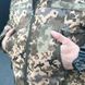 Мужская Демисезонная Куртка Soft Shell на Флисе с прорезиненными замками пиксель размер M for00672bls-M фото 10