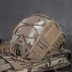 Кавер на Шлем Fast с сеточными вставками / Защитный Чехол для касок TOR-D мультикам размер универсальный bkr661 фото