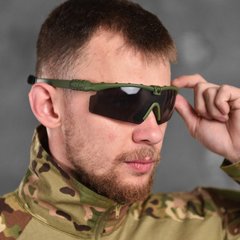 Защитные баллистические очки Flame с сменными линзами и чехлом олива размер универсальный buy14300bls-о фото