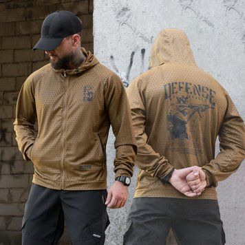 Кофта Oblivion Tactical з принтом Defense койот розмір S buy97309bls-S фото