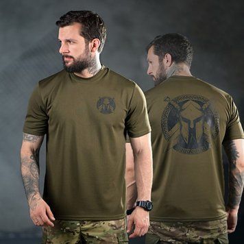 Потоотводная футболка Sparta с принтом олива размер S buy93181bls-S фото