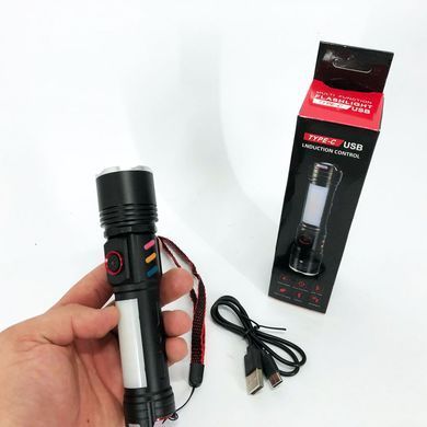 Карманный фонарь Police PLD-2307 со встроенным датчиком движения и функцией Power Bank черный 15.5х3.7 см ws85436bls фото