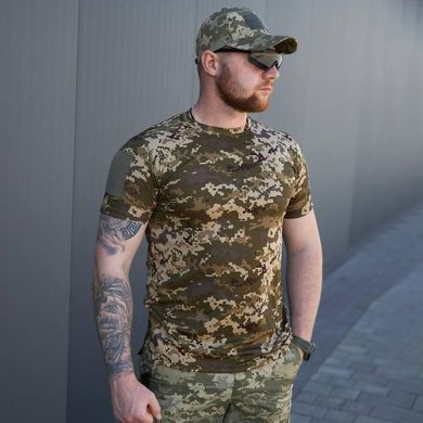 Потовідвідна футболка Coolmax з липучками під шеврони піксель розмір L bkr3215005bls-L фото