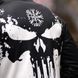 Утепленное худи Punisher с принтом на груди и спине черное с белым размер S buy94753bls-S фото 8