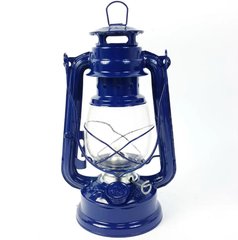 Гасовая лампа Metrox с герметичной конструкцией / Кемпинговый фонарь синий 24см 13057bls фото
