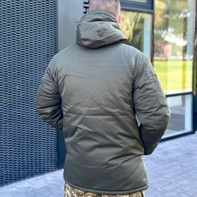 Ветровлагозащитный (ВВЗ) зимний бушлат B&L на флисе олива размер M for00060bls-M фото