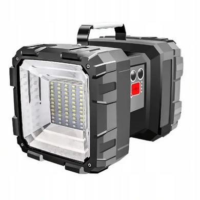 Прожекторний LED ліхтар W846  Kronos Lights з функцією Power Bank та дальністю 1500м чорний  bkrW846bls фото