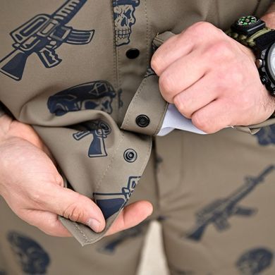 Комплект Oblivion Tactical War Рубашка с коротким рукавом + Шорты олива размер S-M buy92950bls-S-M фото