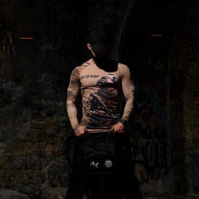 Лонгслів Mantis Veteran LS Combat Rashguard койот розмір S-M buy97071bls-S-M фото