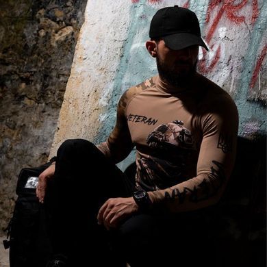 Лонгслів Mantis Veteran LS Combat Rashguard койот розмір S-M buy97071bls-S-M фото