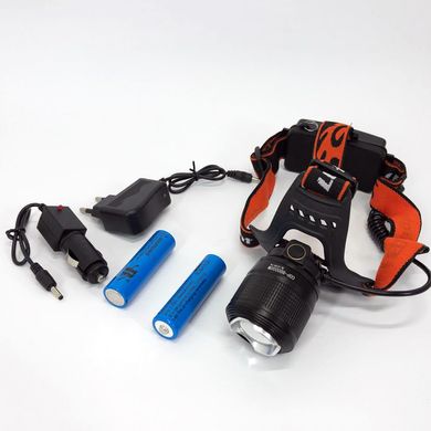 Налобний ліхтарик Police BL-2199-T6 з 3 режимами роботи ws77191bls фото