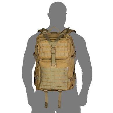 Рюкзак 50 л Camotec Foray Oxford 900D PVC с креплениями Molle и D-кольцами койот arm1049bls фото