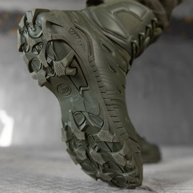 Шкіряні берці UZMK Prometey зі вставками Cordura олива розмір 40 buy89543bls-40 фото