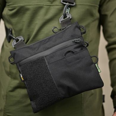 Сумка 7.62 Tactical Track Cordura з липучкою під шеврони чорна 29х23 см buy95656bls фото