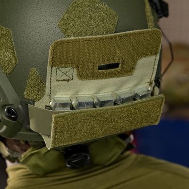 Тактичний підсумок-противага на шолом з вантажиками олива 15&times;6&times;3 см buy97083bls фото