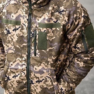 Зимова форма KMS Gamma Gen 2 Softshell з утеплювачем Slimtex куртка + штани піксель розмір S buy89501bls-S фото