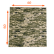 Легкая хлопковая Бандана на голову CamoTec / Плотный многофункциональный Платок пиксель размер 60х60см rb1566bls фото 7