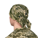 Легкая хлопковая Бандана на голову CamoTec / Плотный многофункциональный Платок пиксель размер 60х60см rb1566bls фото 3