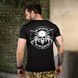Потовідвідна футболка One Shot з принтом на грудях та спині чорна розмір M buy93137bls-M фото 2