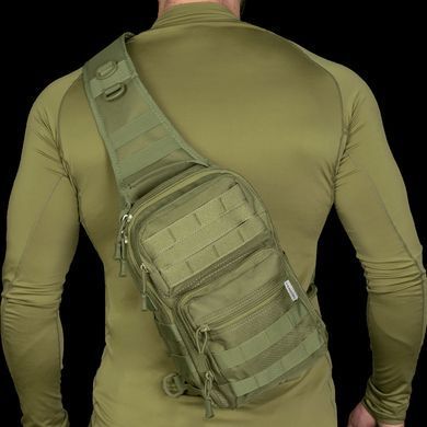 Нагрудна сумка Camotec COB Sling олива 31х21х12 см cmt7118bls фото