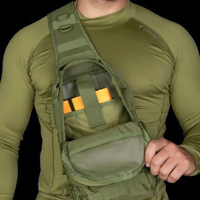 Нагрудна сумка Camotec COB Sling олива 31х21х12 см cmt7118bls фото
