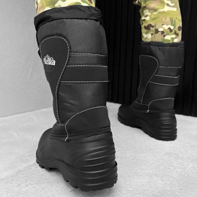 Мужские утепленные Резиновые сапоги со съемной подкладкой / Высокая водонепроницаемая обувь черная размер 41 55556bls-41 фото