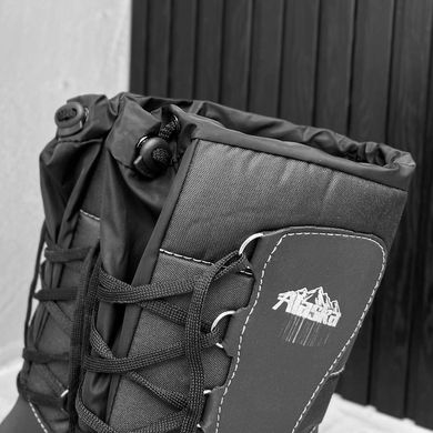 Чоловічі утеплені Гумові Чоботи із знімною Підкладкою / Водонепроникне високе взуття чорне розмір 41 55556bls-41 фото